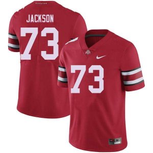 NCAA Ohio State Buckeyes Men's #73 Jonah Jackson Red Nike Football College Jersey SVM1845MW
